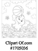 Elephant Clipart #1705036 by Alex Bannykh
