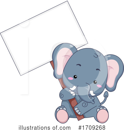 Royalty-Free (RF) Elephant Clipart Illustration by BNP Design Studio - Stock Sample #1709268