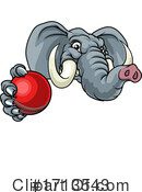 Elephant Clipart #1713543 by AtStockIllustration