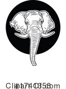 Elephant Clipart #1741358 by Johnny Sajem