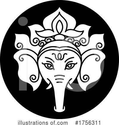 Ganesha Clipart #1756311 by Lal Perera