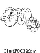 Elephant Clipart #1798923 by AtStockIllustration