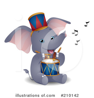 Elephant Clipart #210142 by BNP Design Studio