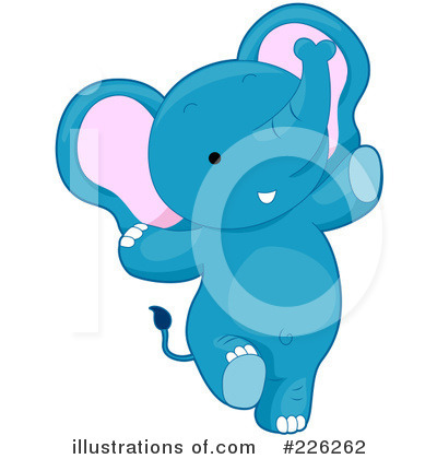 Royalty-Free (RF) Elephant Clipart Illustration by BNP Design Studio - Stock Sample #226262
