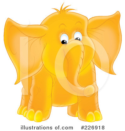 Royalty-Free (RF) Elephant Clipart Illustration by Alex Bannykh - Stock Sample #226918