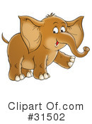 Elephant Clipart #31502 by Alex Bannykh