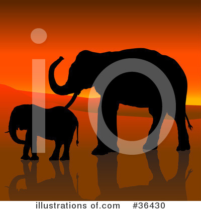 Elephant Clipart #36430 by dero