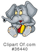 Elephant Clipart #36440 by dero