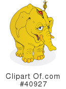 Elephant Clipart #40927 by Snowy