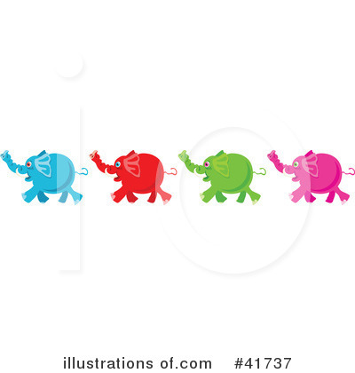 Royalty-Free (RF) Elephant Clipart Illustration by Prawny - Stock Sample #41737