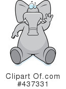 Elephant Clipart #437331 by Cory Thoman