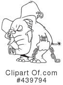 Elephant Clipart #439794 by toonaday