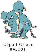 Elephant Clipart #439811 by toonaday