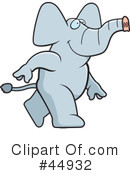 Elephant Clipart #44932 by Cory Thoman