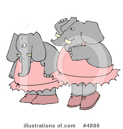 Elephant Clipart #4886 by djart