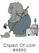 Elephant Clipart #4890 by djart