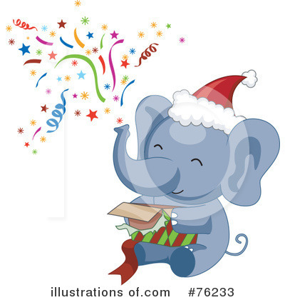 Royalty-Free (RF) Elephant Clipart Illustration by BNP Design Studio - Stock Sample #76233