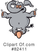 Elephant Clipart #82411 by Zooco