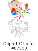 Elephant Clipart #87030 by Alex Bannykh