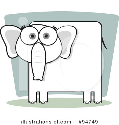 Elephant Clipart #94749 by Qiun