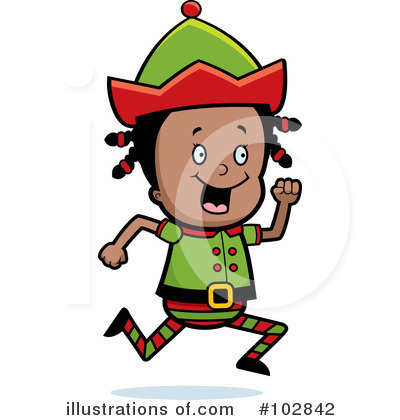 Royalty-Free (RF) Elf Clipart Illustration by Cory Thoman - Stock Sample #102842