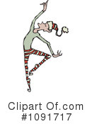 Elf Clipart #1091717 by Steve Klinkel