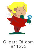 Elf Clipart #11555 by AtStockIllustration