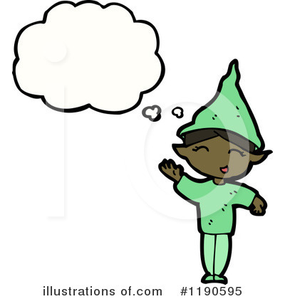 Royalty-Free (RF) Elf Clipart Illustration by lineartestpilot - Stock Sample #1190595