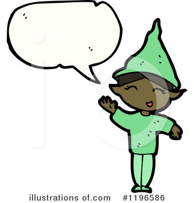 Royalty-Free (RF) Elf Clipart Illustration by lineartestpilot - Stock Sample #1196586