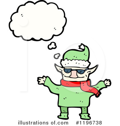 Royalty-Free (RF) Elf Clipart Illustration by lineartestpilot - Stock Sample #1196738