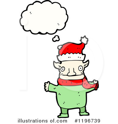Royalty-Free (RF) Elf Clipart Illustration by lineartestpilot - Stock Sample #1196739