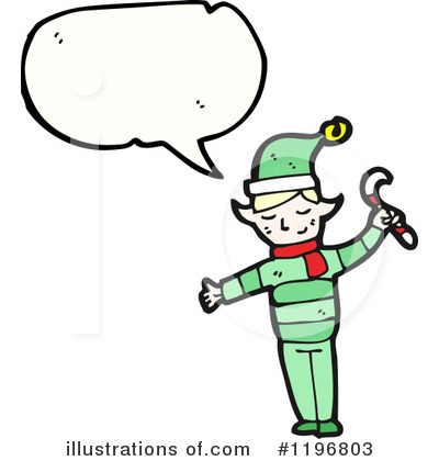 Royalty-Free (RF) Elf Clipart Illustration by lineartestpilot - Stock Sample #1196803