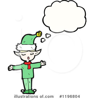 Royalty-Free (RF) Elf Clipart Illustration by lineartestpilot - Stock Sample #1196804