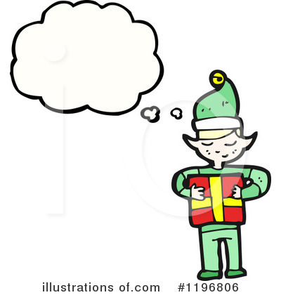 Royalty-Free (RF) Elf Clipart Illustration by lineartestpilot - Stock Sample #1196806