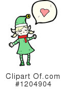 Elf Clipart #1204904 by lineartestpilot
