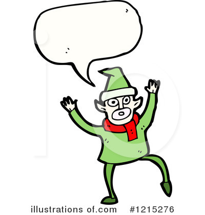 Royalty-Free (RF) Elf Clipart Illustration by lineartestpilot - Stock Sample #1215276