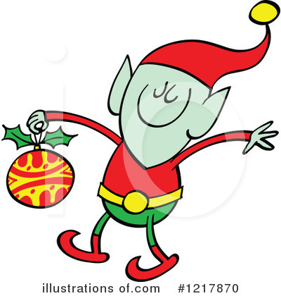 Christmas Elf Clipart #1217870 by Zooco