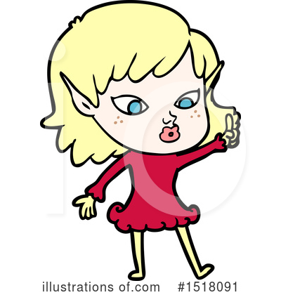 Royalty-Free (RF) Elf Clipart Illustration by lineartestpilot - Stock Sample #1518091