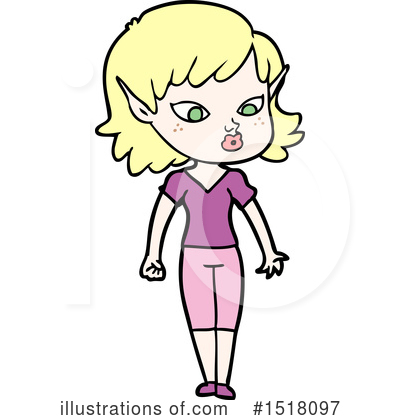 Royalty-Free (RF) Elf Clipart Illustration by lineartestpilot - Stock Sample #1518097