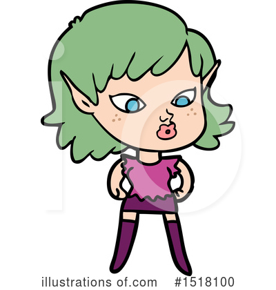 Royalty-Free (RF) Elf Clipart Illustration by lineartestpilot - Stock Sample #1518100