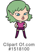 Elf Clipart #1518100 by lineartestpilot