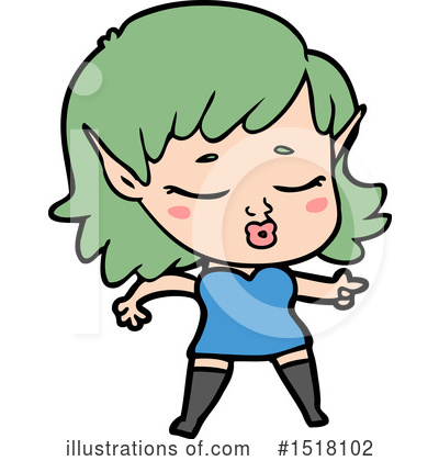 Royalty-Free (RF) Elf Clipart Illustration by lineartestpilot - Stock Sample #1518102
