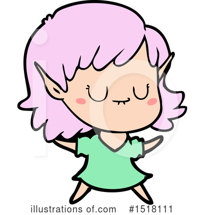 Royalty-Free (RF) Elf Clipart Illustration by lineartestpilot - Stock Sample #1518111