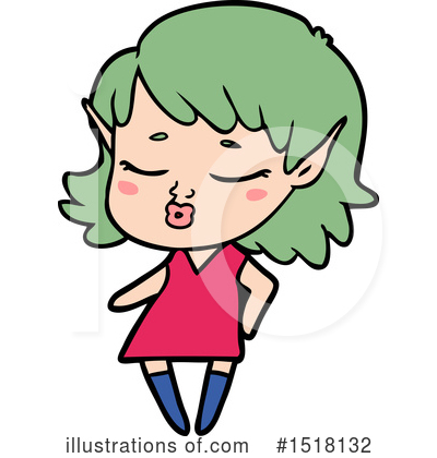 Royalty-Free (RF) Elf Clipart Illustration by lineartestpilot - Stock Sample #1518132