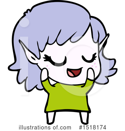 Royalty-Free (RF) Elf Clipart Illustration by lineartestpilot - Stock Sample #1518174