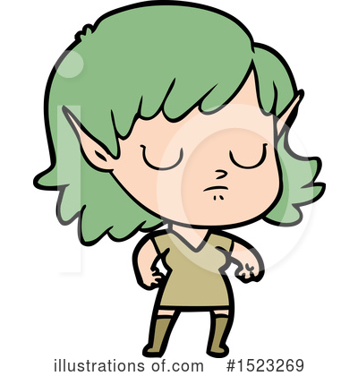 Royalty-Free (RF) Elf Clipart Illustration by lineartestpilot - Stock Sample #1523269