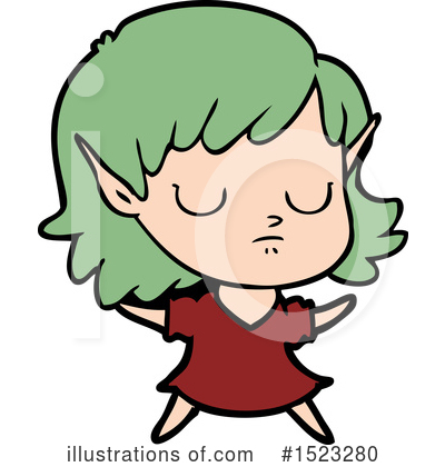 Royalty-Free (RF) Elf Clipart Illustration by lineartestpilot - Stock Sample #1523280
