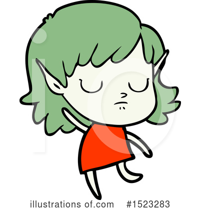 Royalty-Free (RF) Elf Clipart Illustration by lineartestpilot - Stock Sample #1523283