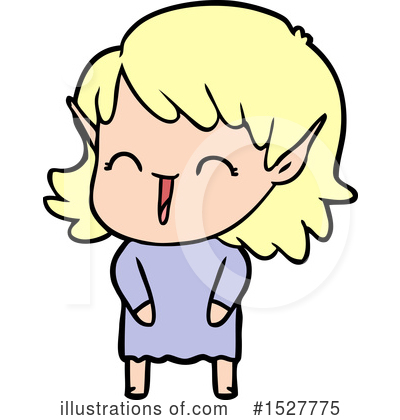 Royalty-Free (RF) Elf Clipart Illustration by lineartestpilot - Stock Sample #1527775