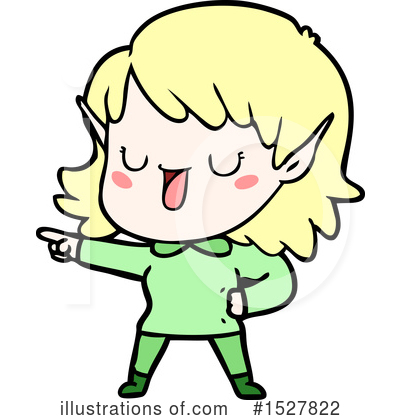 Royalty-Free (RF) Elf Clipart Illustration by lineartestpilot - Stock Sample #1527822